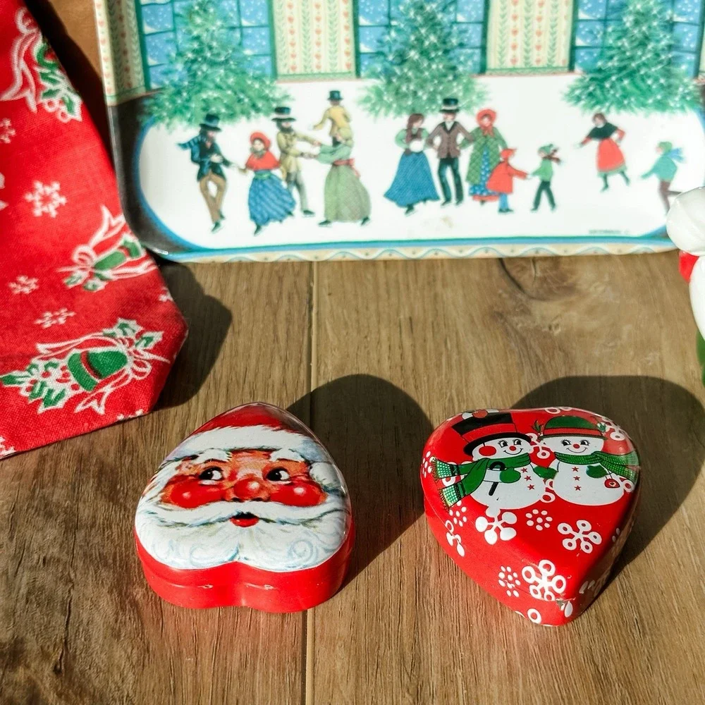 Vintage 1980's Christmas Trinket Lot Granny NOS‎